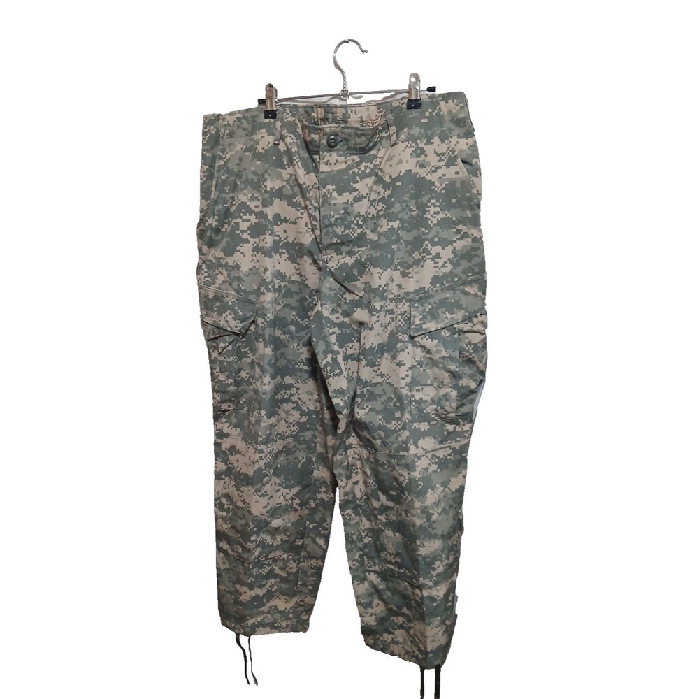 ACU Pants/Trousers Large Long USGI Digital Camo Army Combat Waist 35 To 39 #2